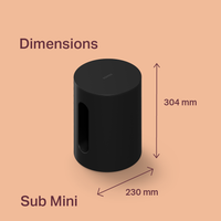Sonos 5.1 Sonos Immersive set with Beam (Gen 2), Sub Mini and Era 100 SL Pair