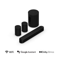 Sonos 5.1 Immersive Set with Beam, Sub Mini and Era 100 pair