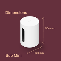 Sonos 5.1 Immersive Set with Beam, Sub Mini and Era 100 pair