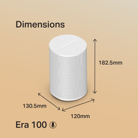 5.1 Sonos Immersive Set with Beam, Sub Mini and Era 100 pair