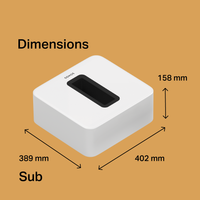 5.1 Sonos Premium Immersive Set with Beam, Sub and Era 100 Pair
